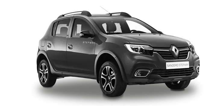 Camioneta Renault Duster color negro.