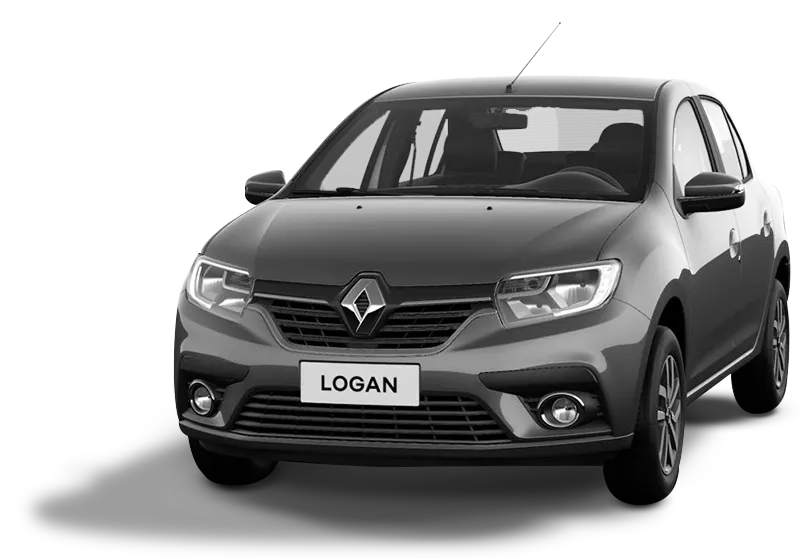 Carro Logan gris.